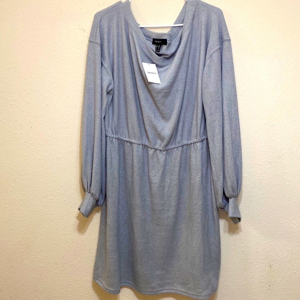 Soft Heather Grey Dress by Forever 21